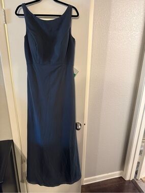 Bari Jay Gray Formal Fitted Gown